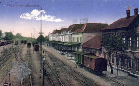 Oradea ieri, Oradea azi: 1905 - Gară modernă pentru Oradea, 2011 - CFR pune flexul pe pasarelă!